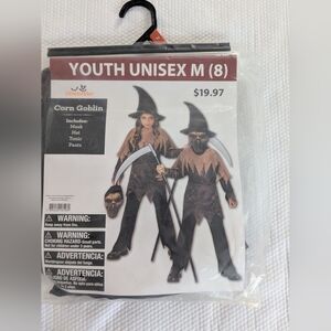 Corn Goblin Halloween Costume Unisex Youth Size M (8)